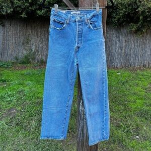 Levis Ribcage Straight Jeans